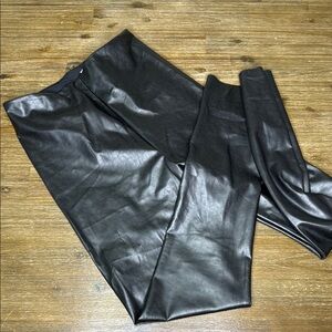 Wilfred Free Black Faux Leather Leggings - Size L